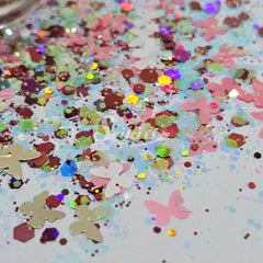 Mariposa Glitter Mix - Butterfly Shape Glitter