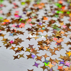 Gold Shining Stars - Gold Glitter