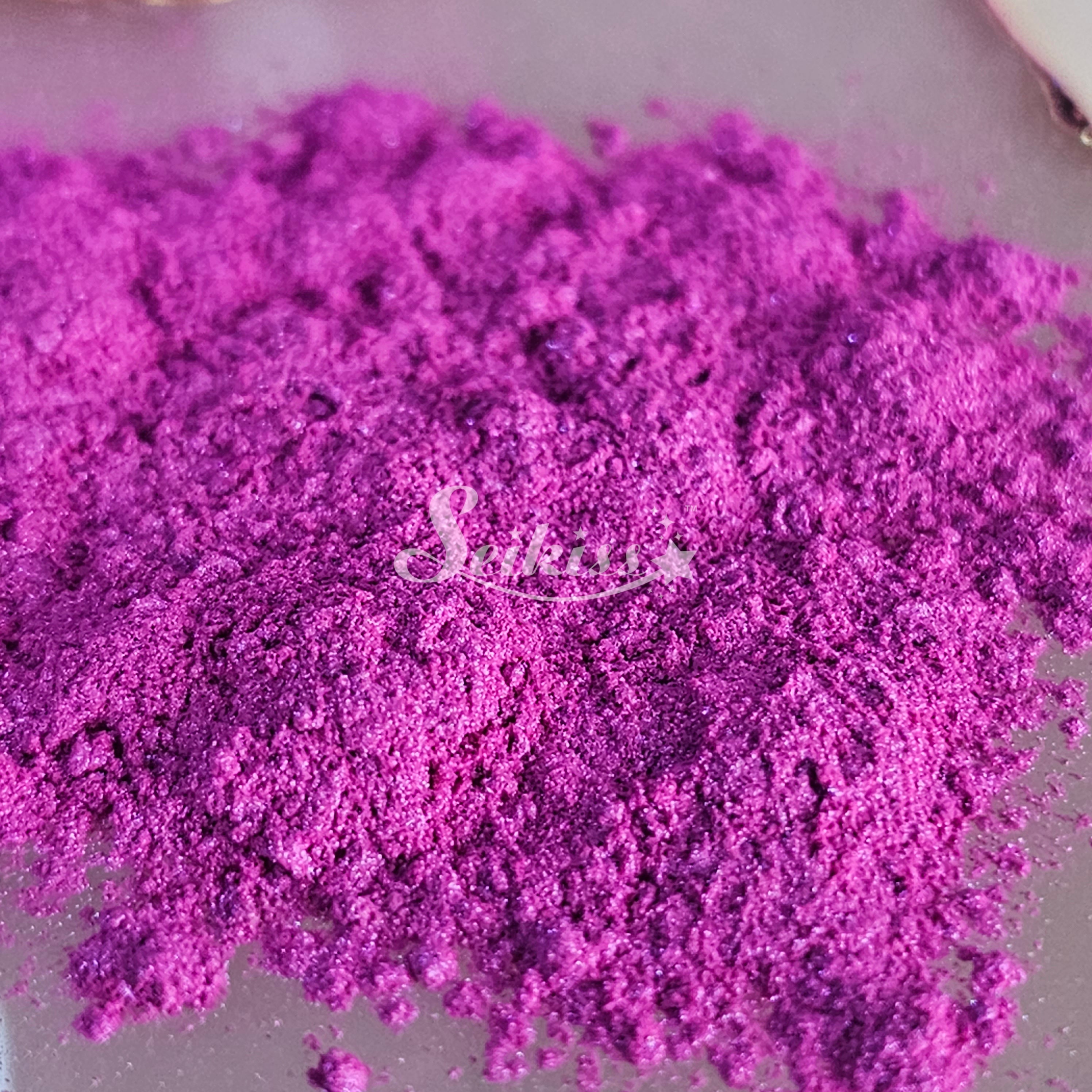 Electric Magenta Mica Powder for Resin, Alcohol Ink, Epoxy, Wax Melts - Pink Mica