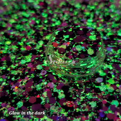 Volt Glow Chunky Glitter - Multicolor Glitter