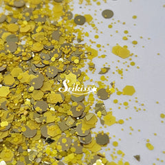 Yellow Citrine Chunky Glitter - Multicolor Glitter