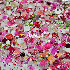 Melon Splash Glitter Mix - Multicolor Shape Glitter