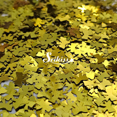 Gold Bows Shape Glitter - Gold Glitter