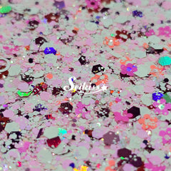 Cherry Blossom Chunky Glitter Mix - Multicolor Glitter