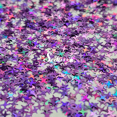 Purple Shining Stars - Purple Glitter