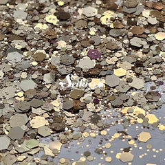 New Year's Eve Metallic Chunky Glitter - Gold Glitter