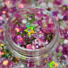 Melon Splash Glitter Mix - Multicolor Shape Glitter