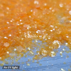 Fluorescent Orange Chunky Glitter - Orange Glitter