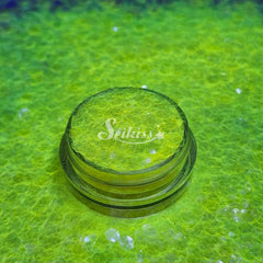 Fluorescent Yellow Chunky Glitter - Yellow Glitter
