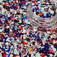 Freedom Holographic Chunky Glitter - Multicolor Glitter