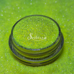 Fluorescent Yellow Fine Glitter - Yellow Glitter