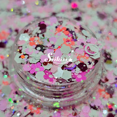 Cherry Blossom Chunky Glitter Mix - Multicolor Glitter