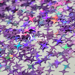 Purple Shining Stars - Purple Glitter