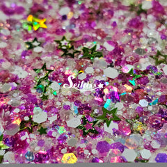 Melon Splash Glitter Mix - Multicolor Shape Glitter