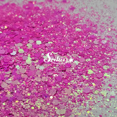 Roxa Iridescent Chunky Glitter - Pink Glitter