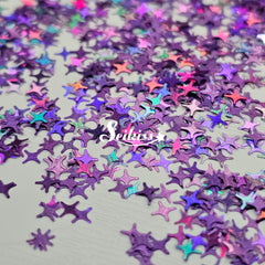 Purple Shining Stars - Purple Glitter