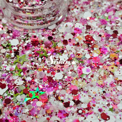 Melon Splash Glitter Mix - Multicolor Shape Glitter