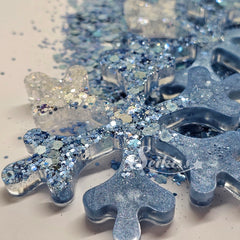 Celestial Metallic Chunky Glitter - Blue Glitter