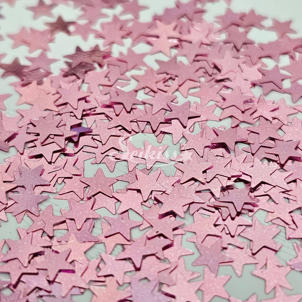Pink Stars - Glitter Shape