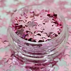 Pink Stars - Glitter Shape