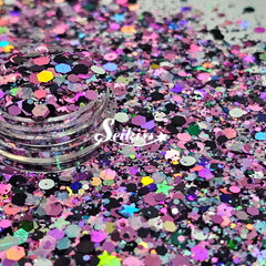 Volt Glow Chunky Glitter - Multicolor Glitter