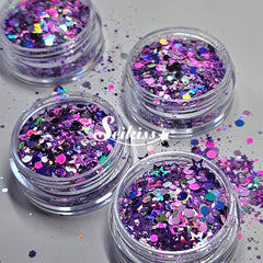 Fireworks in Tokyo™ Chunky Glitter - Purple Glitter