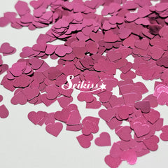 Pink Hearts - Pink Glitter