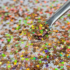 Gold Shining Stars - Gold Glitter