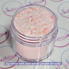 Blush Metallic Chunky Glitter - Pink Glitter