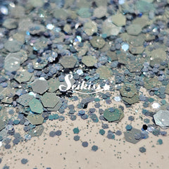 Celestial Metallic Chunky Glitter - Blue Glitter