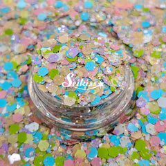 Macarons Chunky Glitter Mix - Opal Multicolor Glitter
