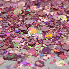 Glam Berry Chunky Glitter - Purple/Pink  Glitter