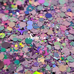 Fireworks in Tokyo™ Chunky Glitter - Purple Glitter