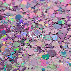 Fireworks in Tokyo™ Chunky Glitter - Purple Glitter