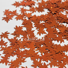 Copper Autumn Leaf Shape Glitter - Brown Glitter
