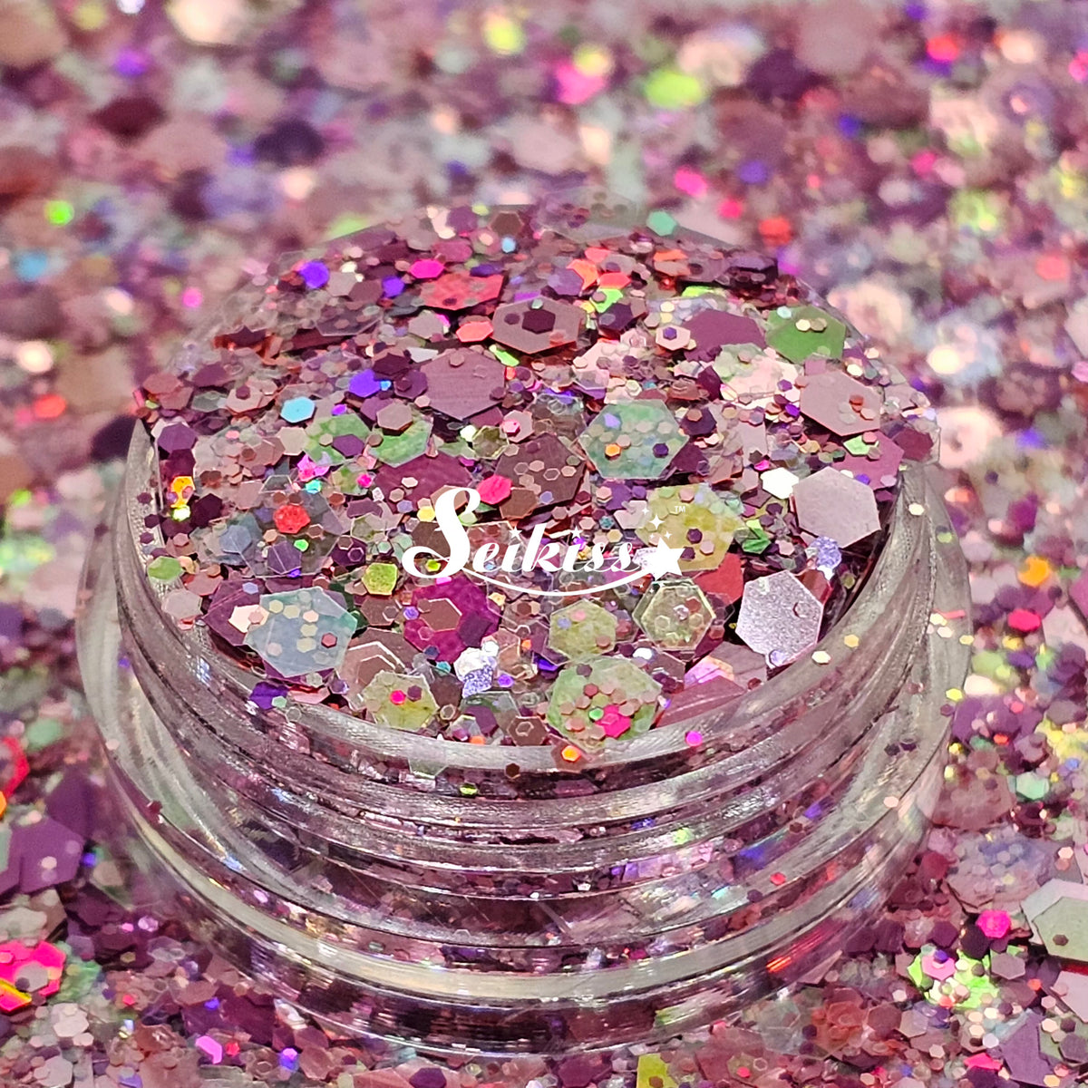 Glam Berry Chunky Glitter - Purple/Pink  Glitter