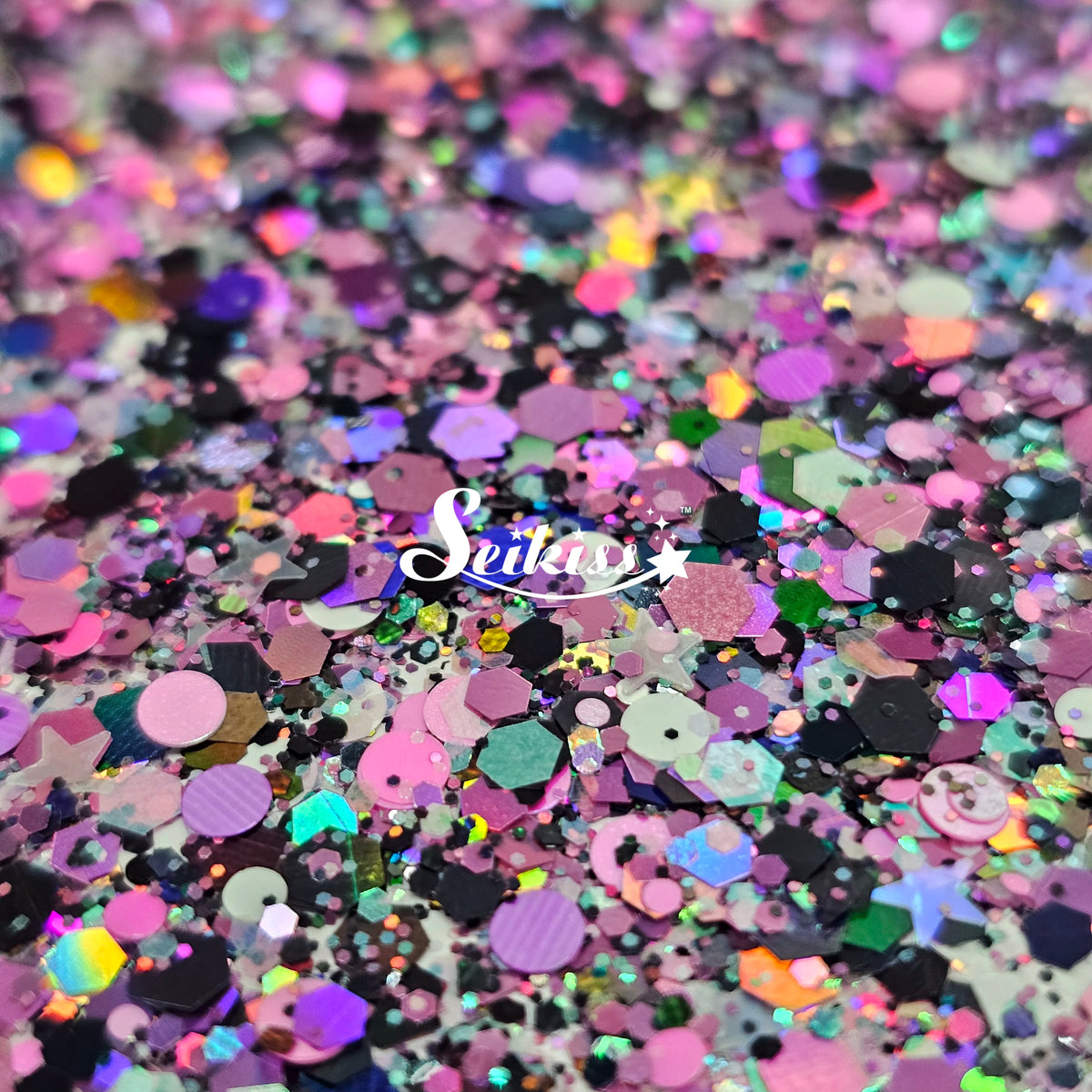 Volt Glow Chunky Glitter - Multicolor Glitter