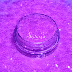 Fluorescent Purple Chunky Glitter - Purple Glitter