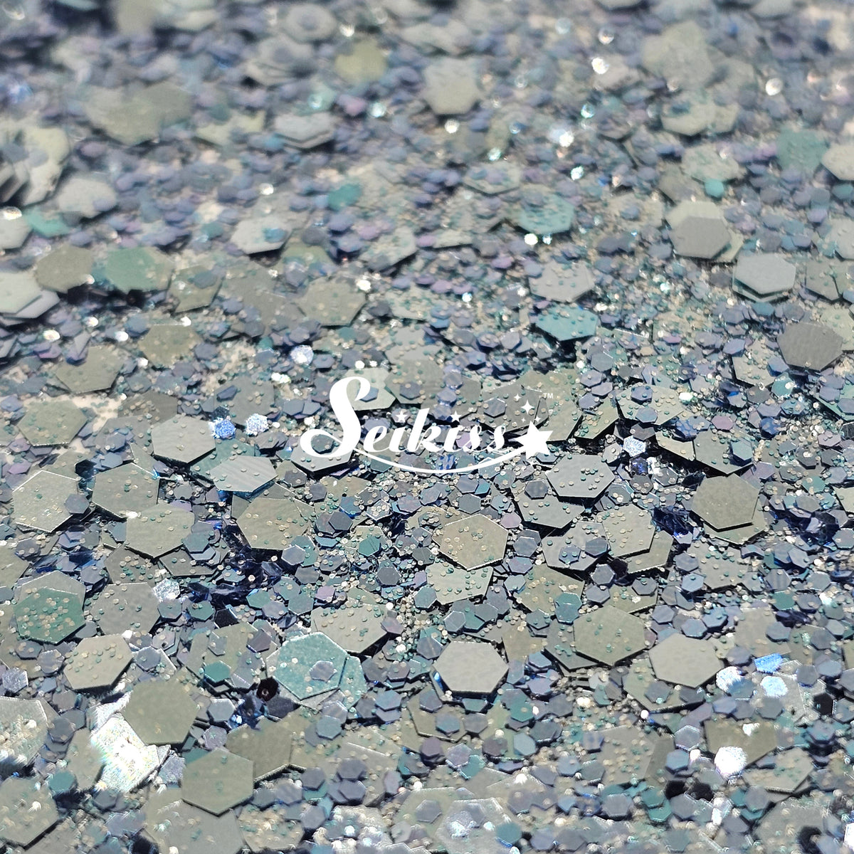 Celestial Metallic Chunky Glitter - Blue Glitter