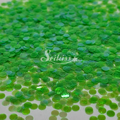 Green Caviar Dot Shape Glitter - Green Glitter