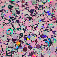 Kandy Pop Glitter Mix - Pink Glitter