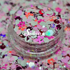 Cherry Blossom Chunky Glitter Mix - Multicolor Glitter