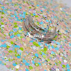 Macarons Chunky Glitter Mix - Opal Multicolor Glitter