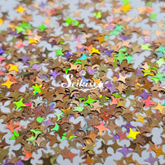Gold Shining Stars - Gold Glitter