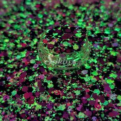 Volt Glow Chunky Glitter - Multicolor Glitter