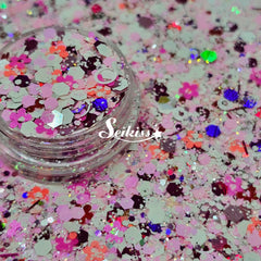 Cherry Blossom Chunky Glitter Mix - Multicolor Glitter