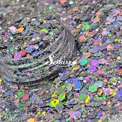 Stars Crossed Galaxy Holographic Chunky Glitter - Silver Glitter