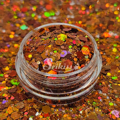 Autumn Glitter Bundle (Set of 4) - Orange and Brown Glitter