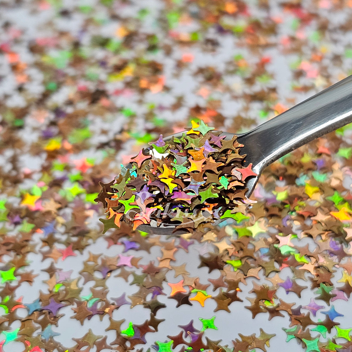 Gold Shining Stars - Gold Glitter