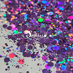 Amethyst Galaxy Holographic Chunky Glitter - Purple Glitter